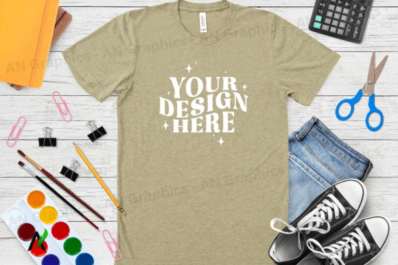 Bella Canvas 3413 Unisex Mockup - 0100: A Professional Solution for T-Shirt Designers and Sellers