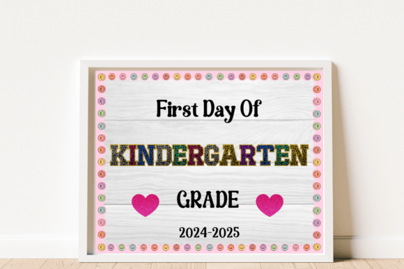 First Day of Kindergarten Print