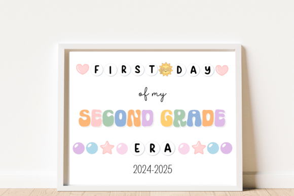 First Day of School Sign - 2nd Grade
