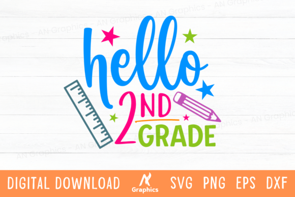 Hello 2nd Grade SVG: A Versatile Design Asset for Creative Projects