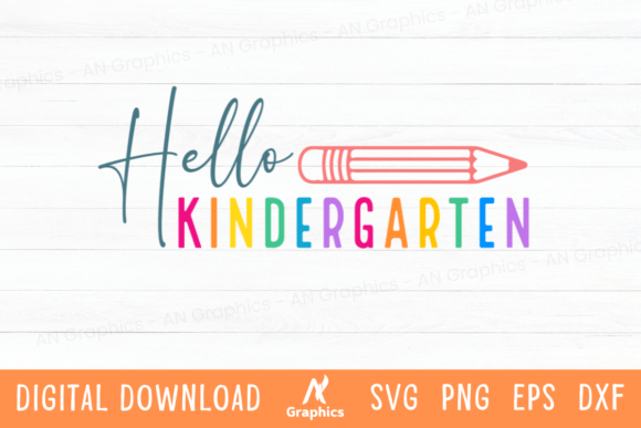 Hello Kinder Garden SVG and Back to School Special SVG Design: A Versatile Digital Resource for Creative Projects