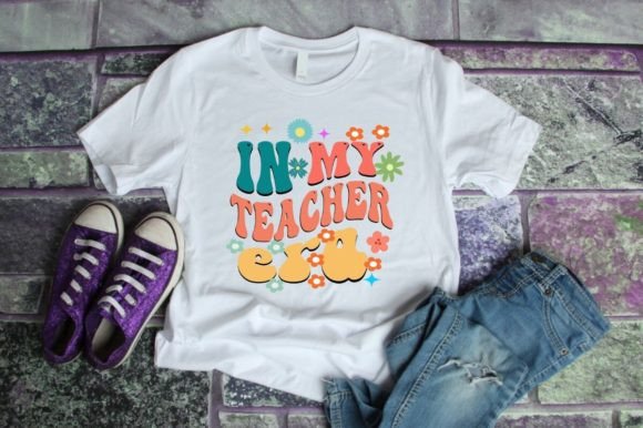 In My Teacher Era - Groovy Wave First: A Unique T-Shirt Design for Educators and Creators