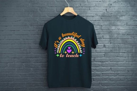 It’s a Beautiful Day to Teach: Embracing the Back-to-School Spirit Through Retro T-Shirt Designs
