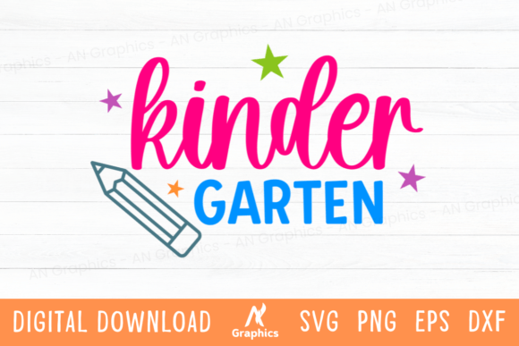 Kinder Garden SVG: A Versatile Design for Creative Projects and Back to School Themes