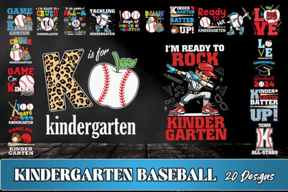 Kindergarten Baseball SVG Bundle: A Fun and Creative Resource for Educators and Creators