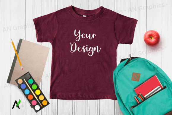 New Kids Bella Canvas 3001B Mockup - 005