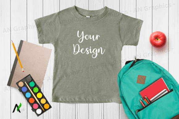 New Kids Bella Canvas 3001B Mockup