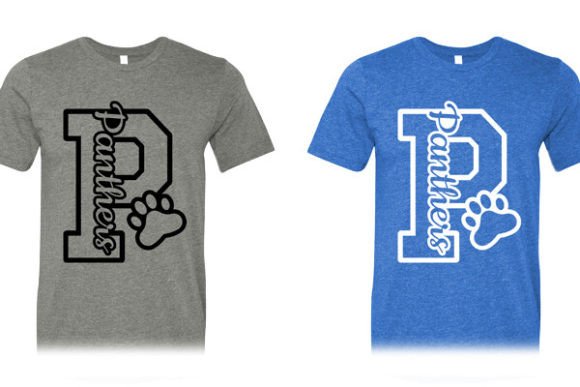 Panthers Pride P Letter Logo Vector: A Versatile Design Asset for Branding and Apparel