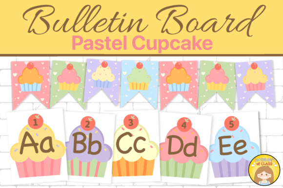 Pastels Bulletin Board Alphabet: A Sweet Way to Brighten Your Classroom