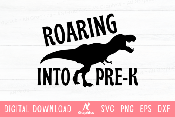 Roaring into Pre-k SVG: A Versatile Design Asset for Creative Projects