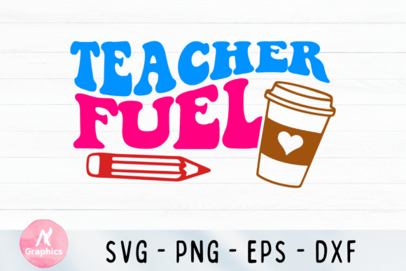 Unlock Creative Potential with Teacher Fuel Wavy SVG: A Must-Have for Designers and Entrepreneurs
